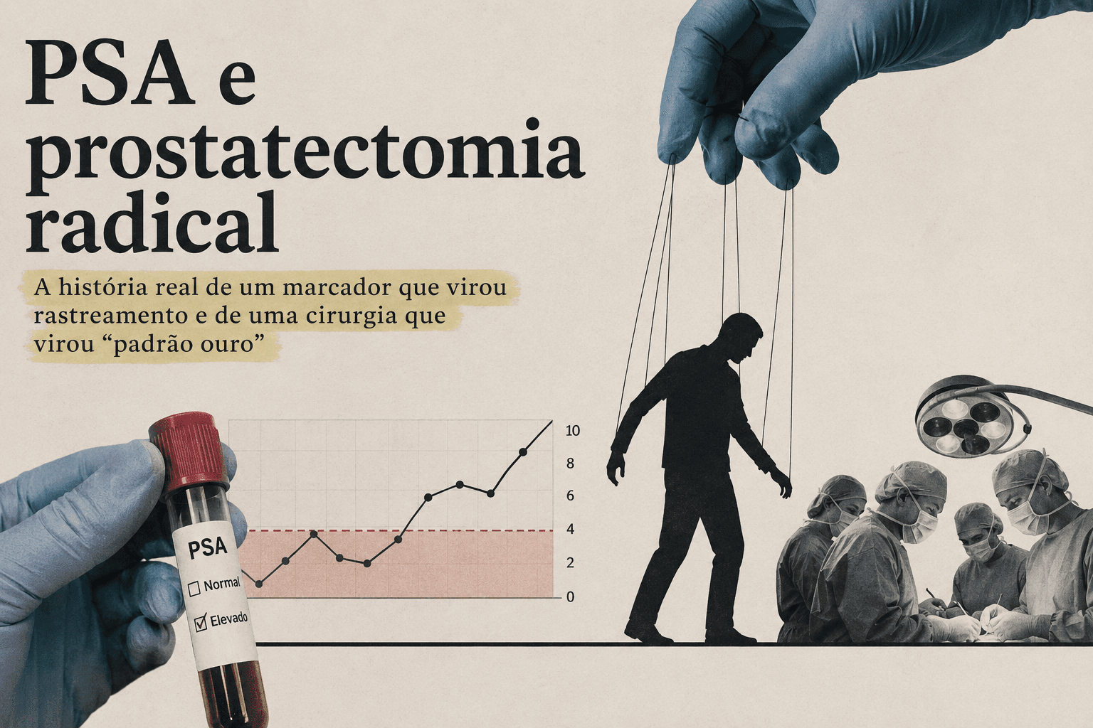 PSA e Prostatectomia Radical: A historia real de um marcador